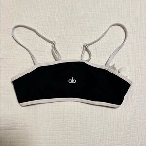 ALO Yoga Black and White Sports Bra